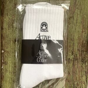 Active After Coffee Men's Crew Sock One Size NWT